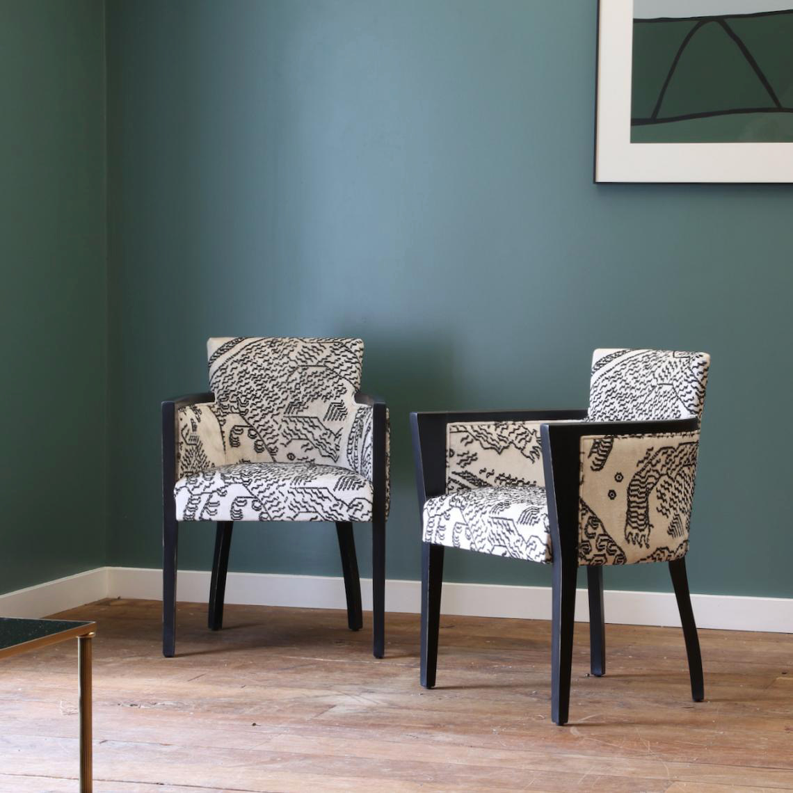 Pair of Art Deco Chairs // JS Editions